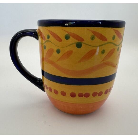 Libbey Vintage Salsa Red Pepper Pattern Mug 12 oz. - Picture 2 of 4